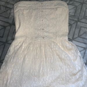 cream lace sundress